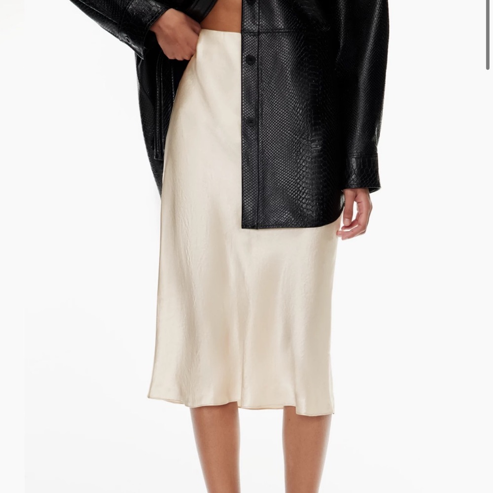 Babaton Slip Midi Skirt in Denude